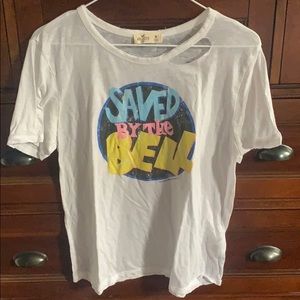 Hollister distressed tee.